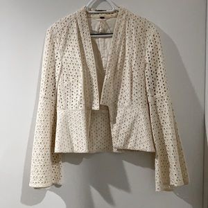 Free People eyelet jacket sz S